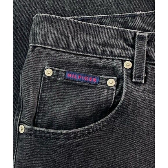 Vintage Tommy Hilfiger Freedom Jeans Mens 38x31 Flag Logo Relaxed Straight Y2K - Picture 6 of 10